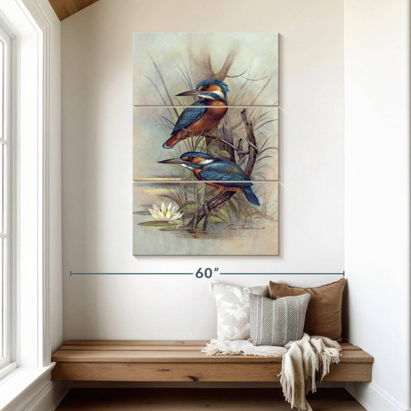 Brampt River Kingfisher, 50" H x 32" W