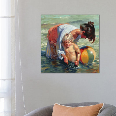 Sand In My Pants by Maher Morcos - Wrapped Canvas Painting