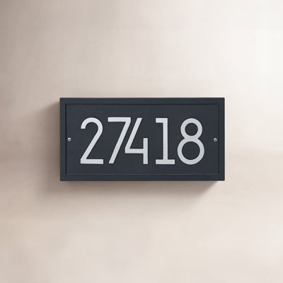 Modern Address Plaque