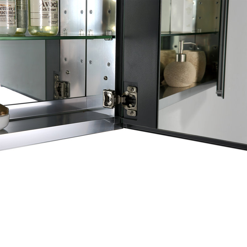 Ensemble de meuble-lavabo simple 25 "avec miroir Harkness, Marbre de Carrare