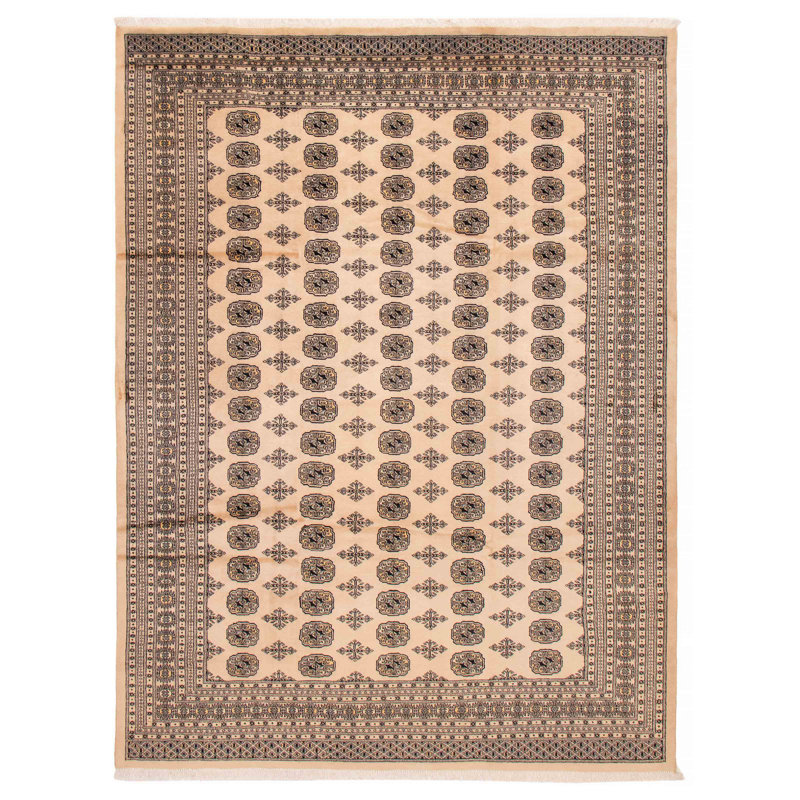 Tapis beige Finest Peshawar Bokhara 8 pi 4 po x 11 pi 3 po