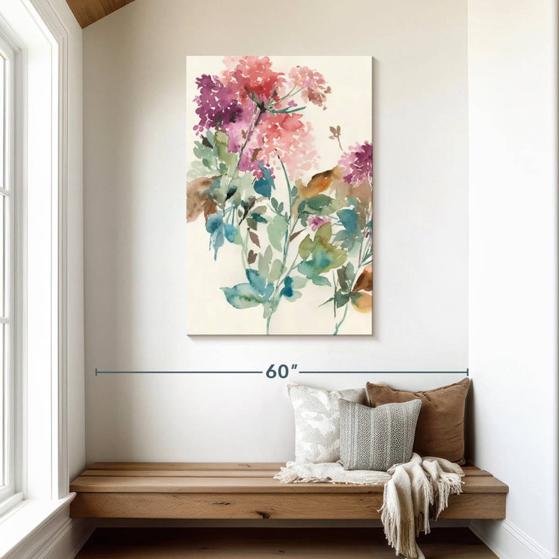 Avery Sweet Hydrangea II, 45" H x 30" W