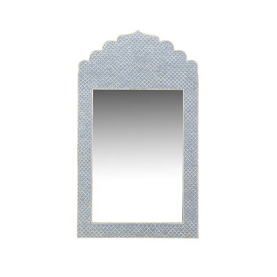 Crown Flat Beveled Wall Mirror
