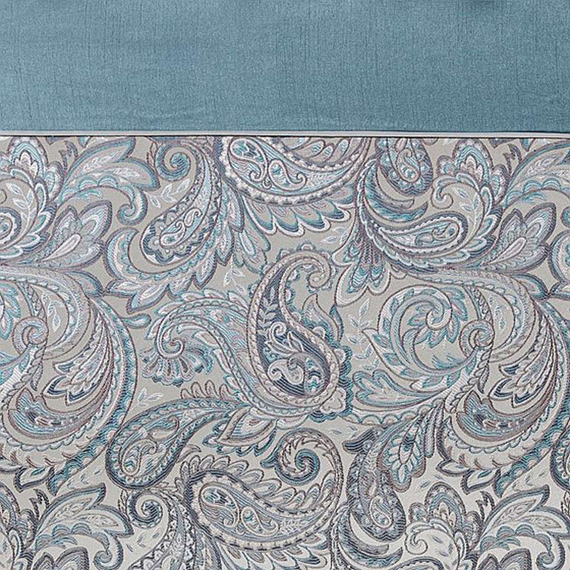 Rideau de douche jacquard, Sarcelle