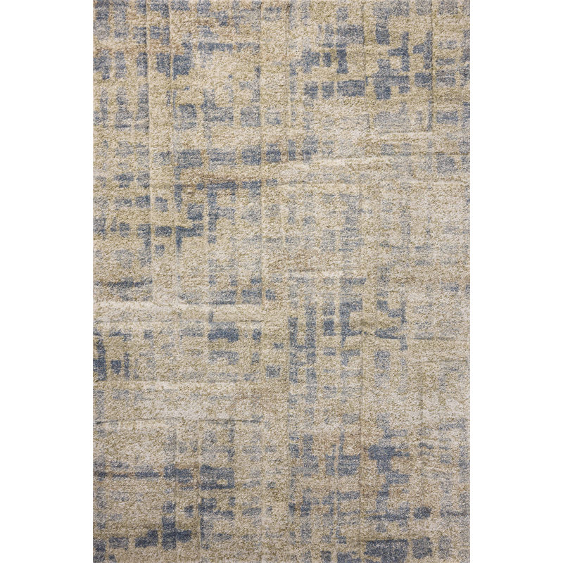 17 Stories Manali Blue / Multi Area Rug, Rectangle 9'3" x 13'