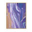 Marbre mauve luxueux, art fluide - décoration murale moderne sur toile-366219466-366219469