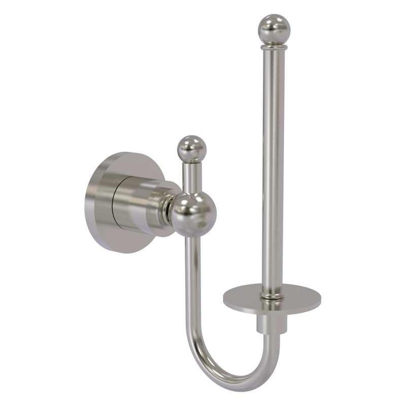 Lera Wall Mounted Toilet Paper Holder, Satin Nickel