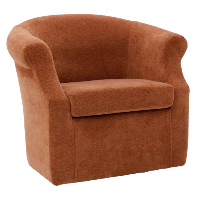 Buril Upholstered Swivel Barrel Chair