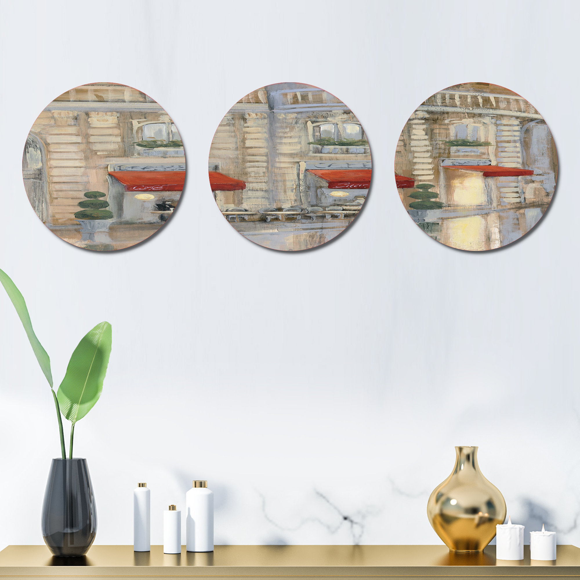 DesignArt Love In Paris II French Country Metal Wall Decor Set Wayfair