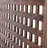 36" W X 72" H Square Grid Solid Wood Lattice With Stand