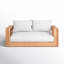 Gazel 63'' Teak Outdoor Loveseat-86504258
