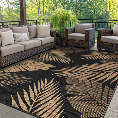 Flora Outdoor Mat, Recycled P.E.T Outdoor Area Rug