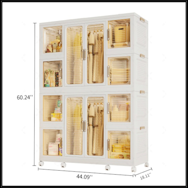 Organisateur de garde-robe portable pour vêtements