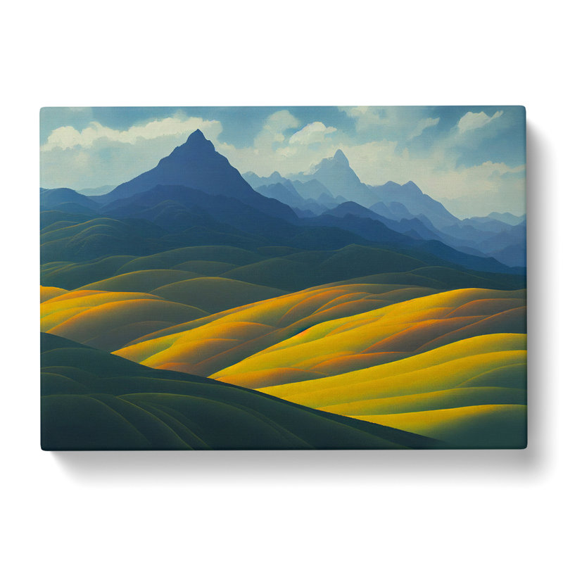 Beautiful Mountain Landscape - Wrapped Canvas, 35cm H x 50cm W x 3cm D