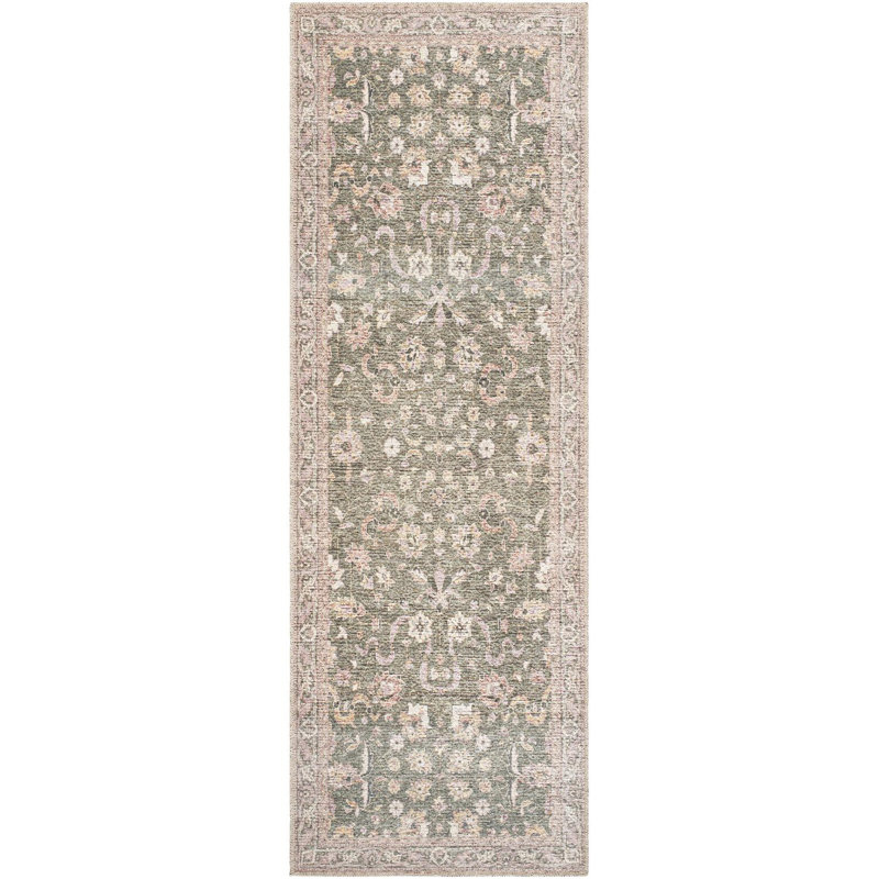 Angiela Machine Washable Indoor Rug, Runner 2'7" x 7'10"