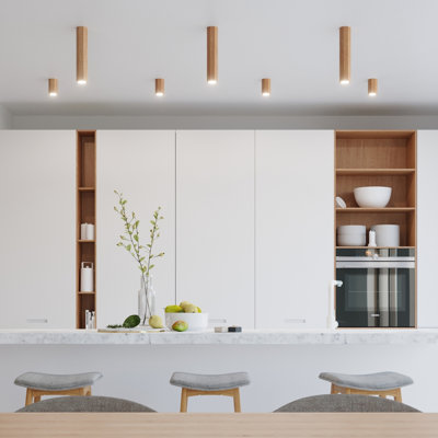 Solid Wood Flush Mount