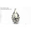 Lys blanc / céramique noire 17 po-340226950