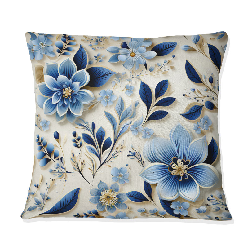 Motif cachemire scandinave Simplicity - Coussin abstrait, H 16 po x l 16 po