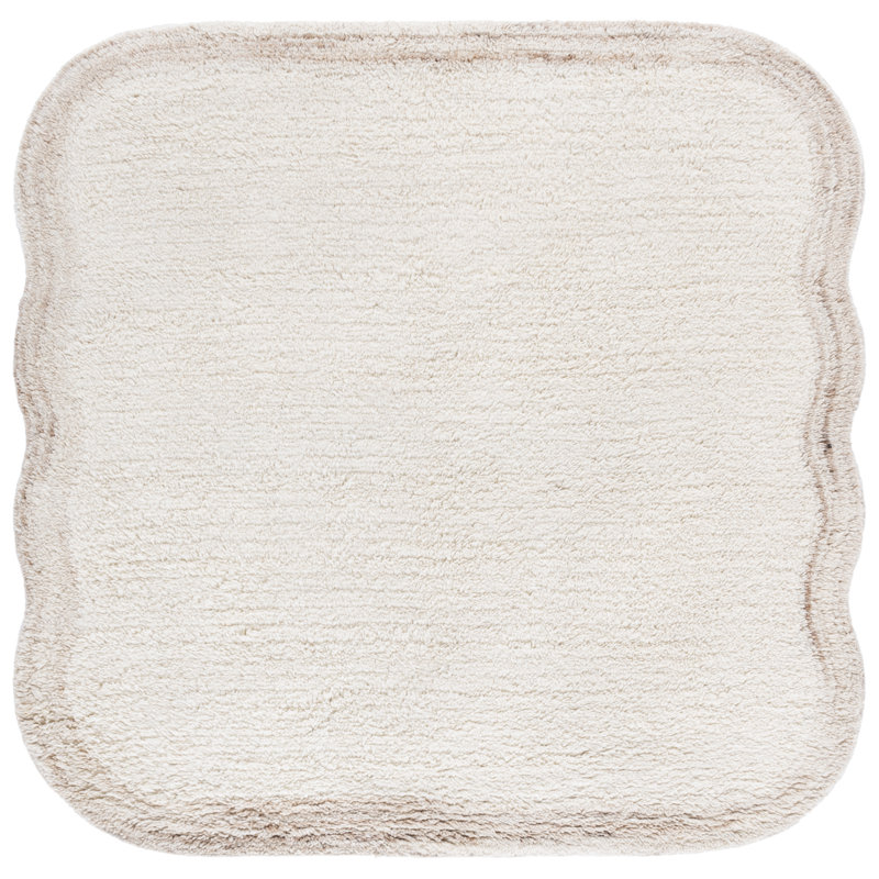 Tapis en laine Ferah, Carré 6 pi