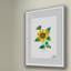 Butterfly And Sunflower - Painting-1460618376