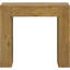 Console en bois massif, de style champêtre, idéale pour l'entrée, le salon ou le corridor, en chêne.