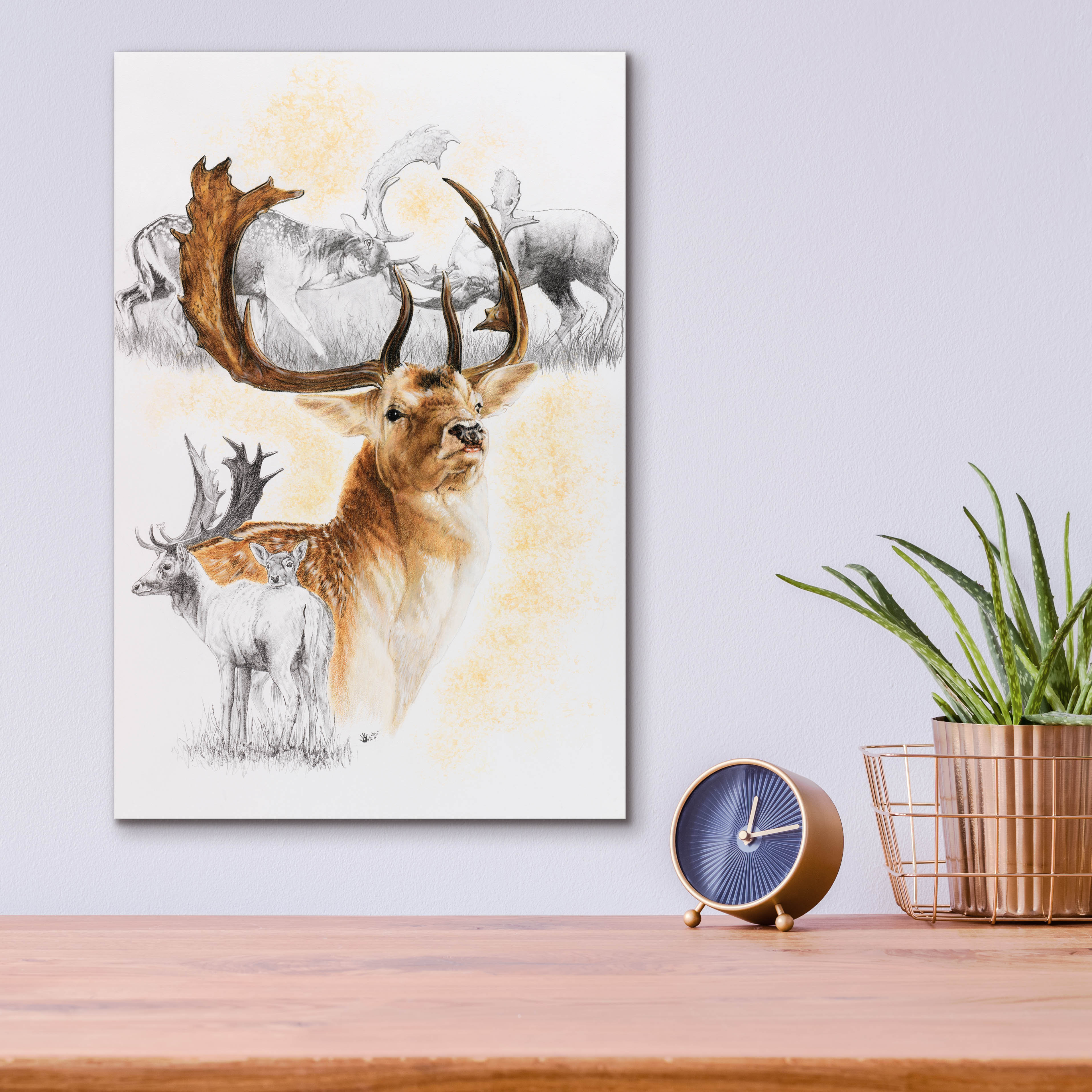 Fallow Deer Print