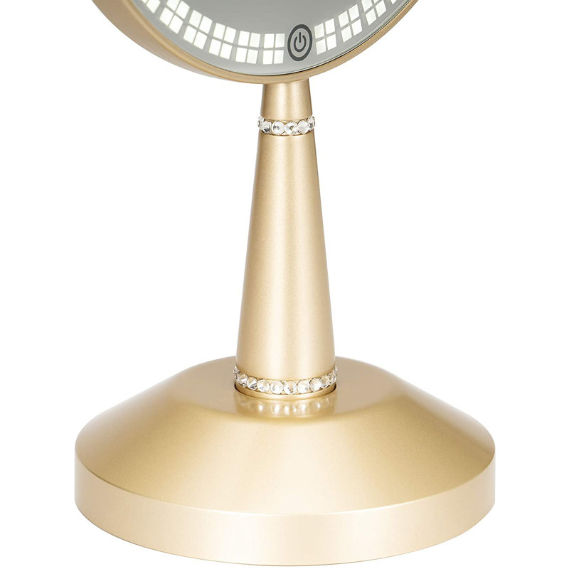 Miroir de maquillage Bijou, Champagne or
