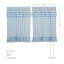 Annie Buffalo Check Cotton Cafe Curtain-2040213693-2038793623