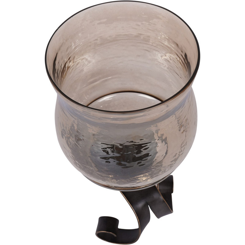 Iron Tabletop Hurricanes, 36 cm H x 24.5 cm W x 17 cm D