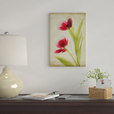« parchemin florals iii », impression sur toile