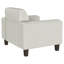 Fauteuil d'appoint capitonné Dana Greige-1762020065