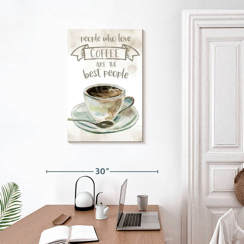 Yarlin People Who Love Coffee, H 30 po x l 20 po