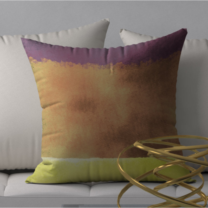  Housse et insert de coussin carré Pamper Trust, 18" x 18"