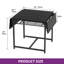 Extendable Unfinished Metal Base Dining Table-800564141-800564138