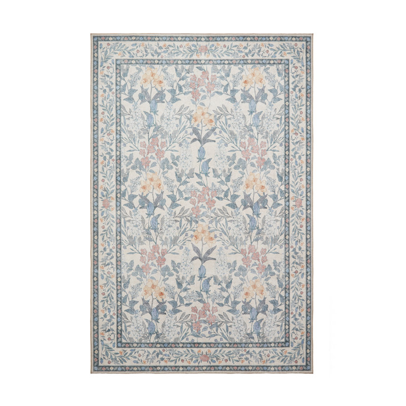 Vintage Look Digitally Printed Area Rug, Runner 61 x 230 cm