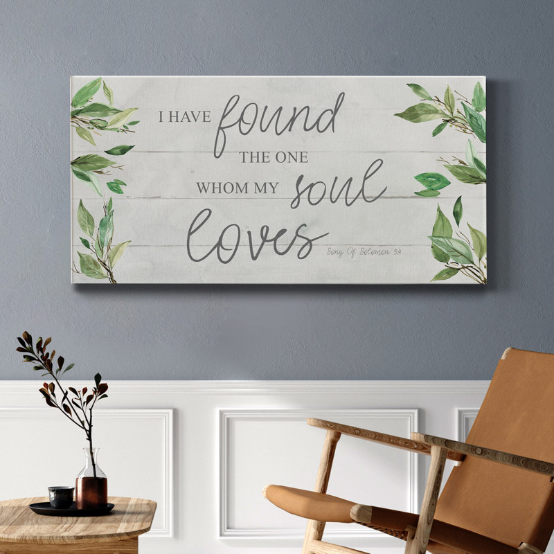 Soul Loves - impression sur toile tendue, H 24 po x l 12 po x P 1 po