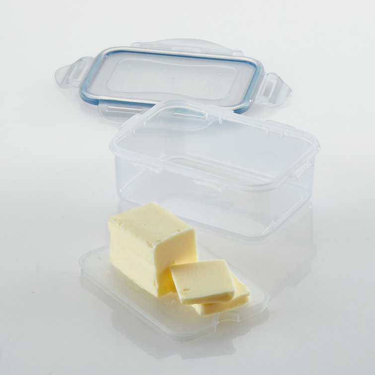 LocknLock Easy Essentials Rectangular Butter and Cheese Container