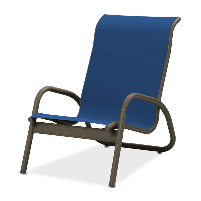 Gardenella Patio Chair, Cobalt, Beachwood