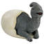 Statue œuf de dinosaure Parasaurolophus