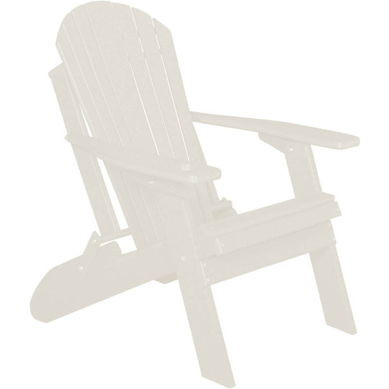 Brijido Outdoor Adirondack Chair, Bright White