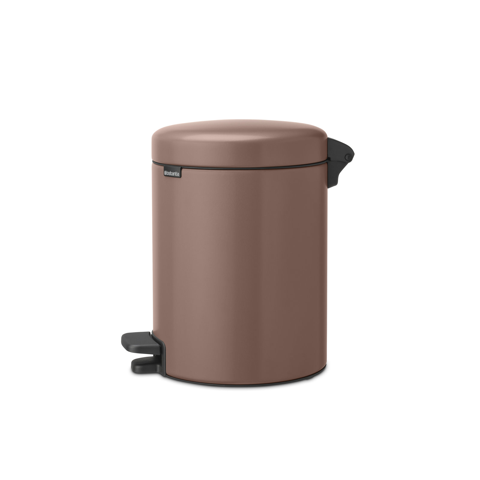 Brabantia Newicon 1.3gal Step-On Can, Satin Taupe