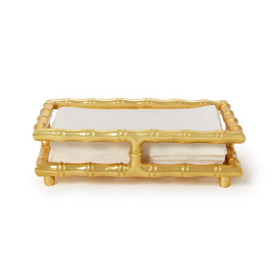 Porte-serviettes d'invité en aluminium Golden Bamboo