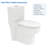 Mocoloo One-Piece Elongated Toilet Dual Flush 12" Rough-In Toilet with Soft-Close Quick-Release Seat-125361157-125361160