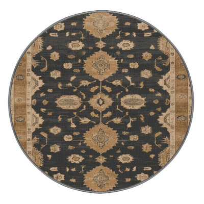 Tapis brun lavable à la machine