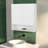 Wall-Mounted Medicine Cabinet, Two Doors, Three Interior Shelves, Modern Bathroom Storage Unit