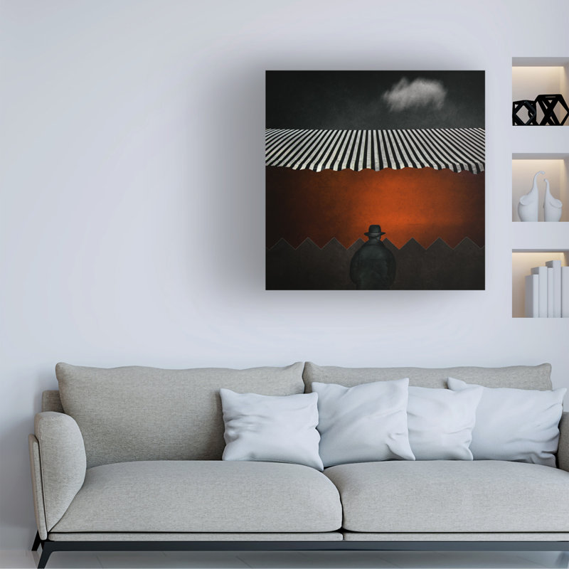 Art sur toile, "Gilbert est", H 24 po x l 24 po