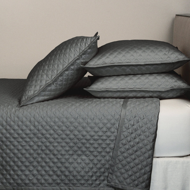 Soho Modern & Contemporary Polyester Quilted Coverlet, King Coverlet + 8 Additional Pieces