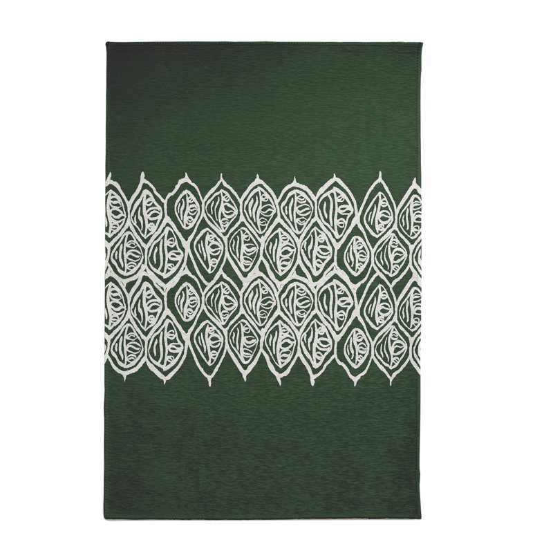 Safari Chenille Geometric Indoor Rug, Rectangle 4' x 6'