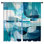 Rideaux abstraits abstraits et transparents - 2 panneaux