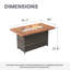 Table de foyer en rotin-654915485